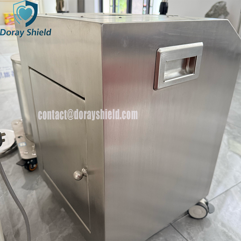Smart Lead Shielded Waste Bin