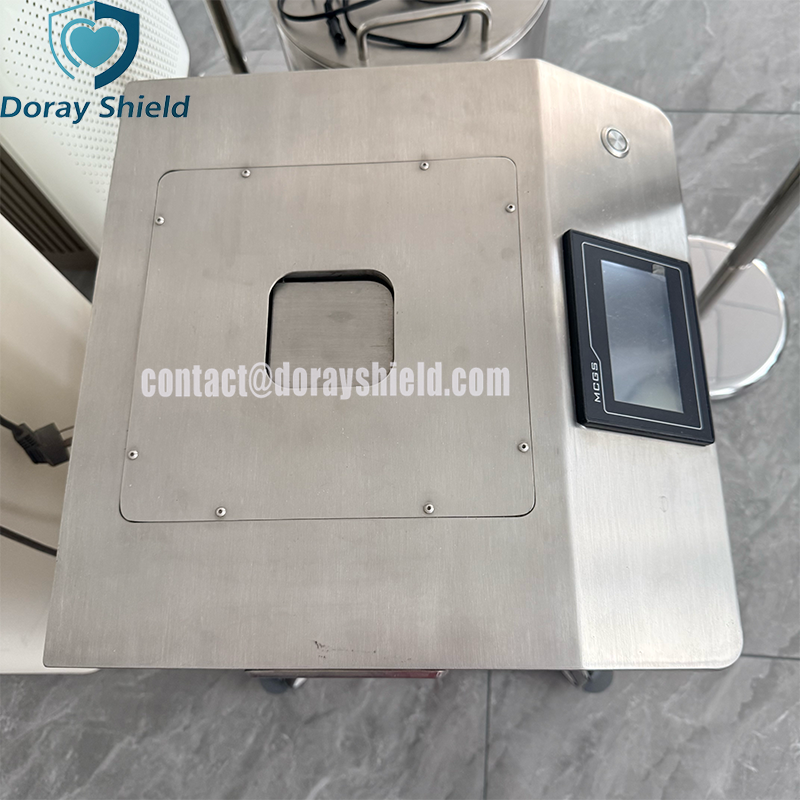 Smart Lead Shielded Waste Bin