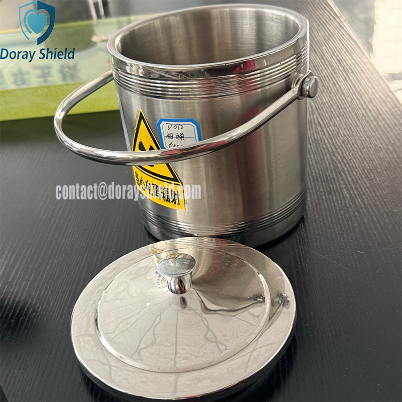 Lead Radioisotope Storage Container