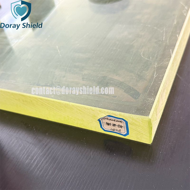 Dorayshield Lead Glass Delivered to Swiss