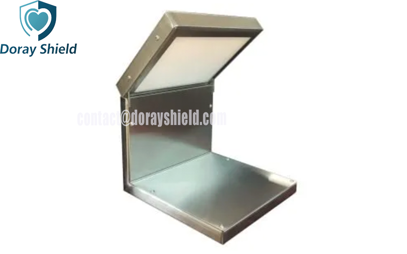 L Block Tabletop Lead Shield