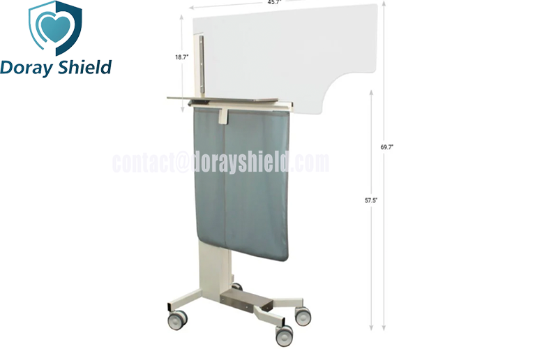 Mobile Adjustable Radiation Protection Barrier