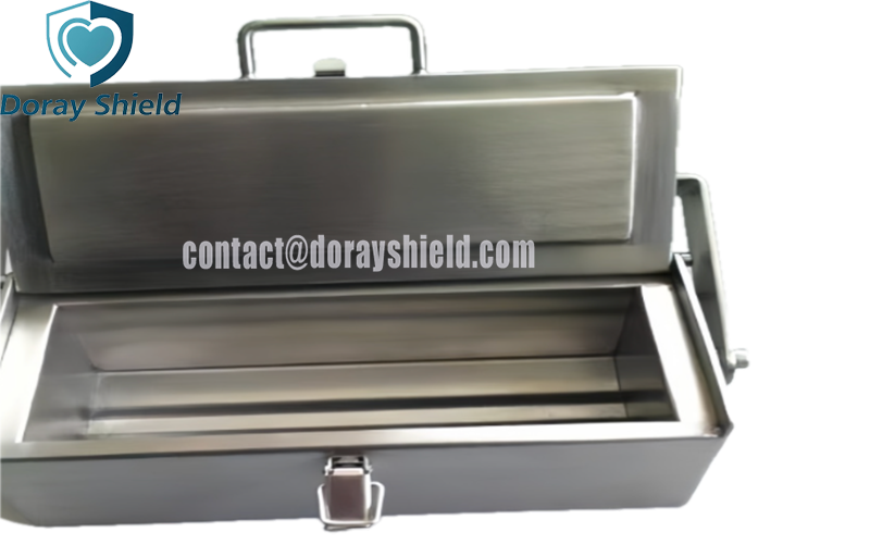 Lead Shielded Container for Syringe Transport