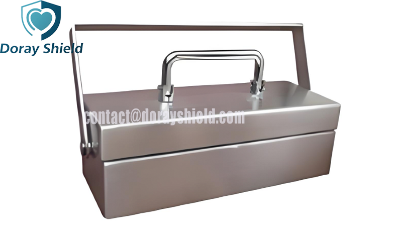 Lead Shielded Container for Syringe Transport